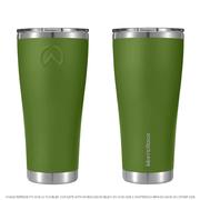 Whiterock Pilgrim 30oz Tumbler c/w Slide Lid, Multiple Colours Forest Green